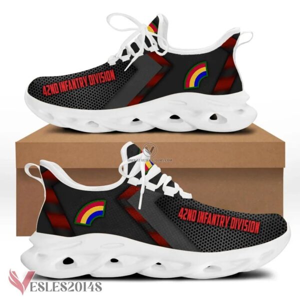 42nd Infantry Division Logo Custom Shoes, Best Running Shoes For Fans - Vesles2014S 1