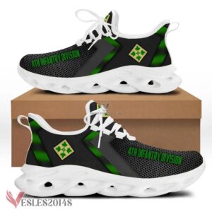 4th Infantry Division Logo Custom Shoes, Best Running Shoes For Fans - Vesles2014S 1