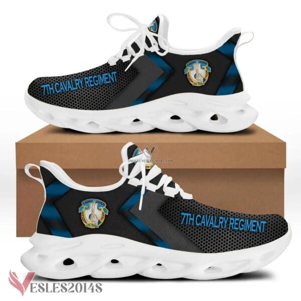 7th Cavalry RegimentLogo Custom Shoes, Best Running Shoes For Fans - Vesles2014S 1