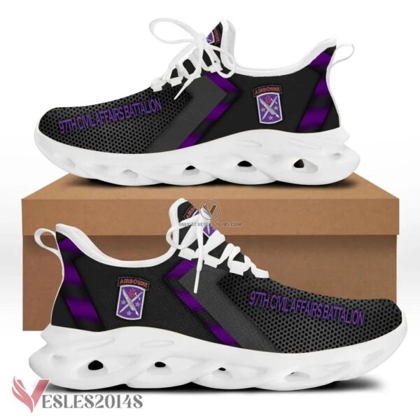 97th Civil Affairs Battalion Logo Custom Shoes, Best Running Shoes For Fans - Vesles2014S 1