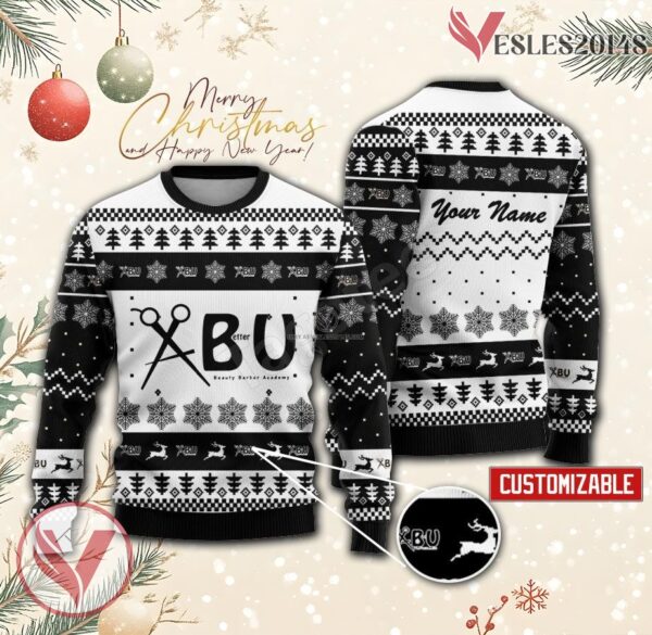 A Better U Beauty Barber Academy Custom Ugly Christmas Sweater, Unique Gift For Fans - Vesles2014s