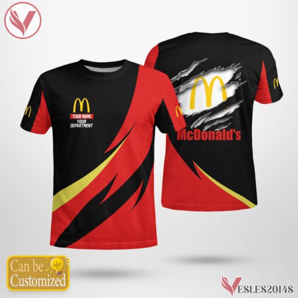 A Mcdonald's Uniform Custom Clothes, Unique Gifts For Employee - Vesles2014s 2