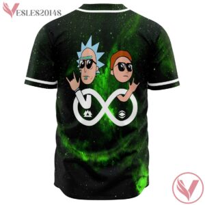 A Rick & Morty Family Custom Rave Bonfire Jersey, Gifts For EDM Lovers - Vesles2014s 3