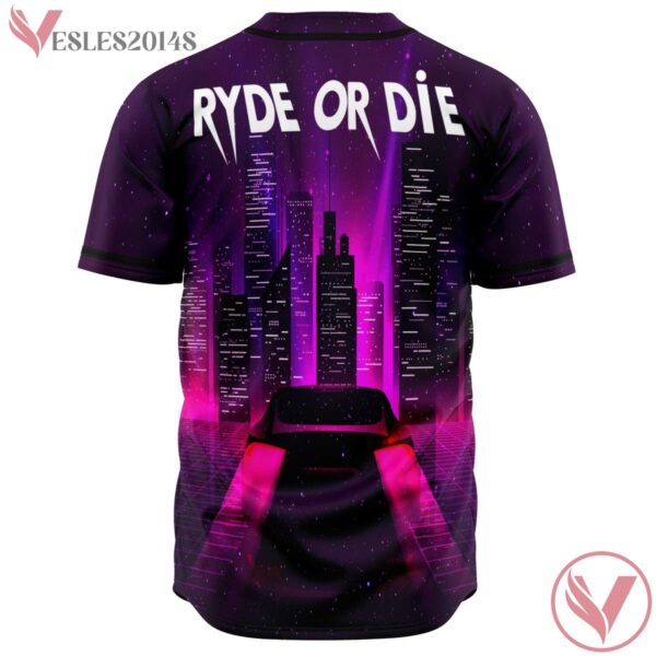 A Ryde Or Die Galatic Purple Sublimated Jersey For EDM Festivals - Vesles2014s