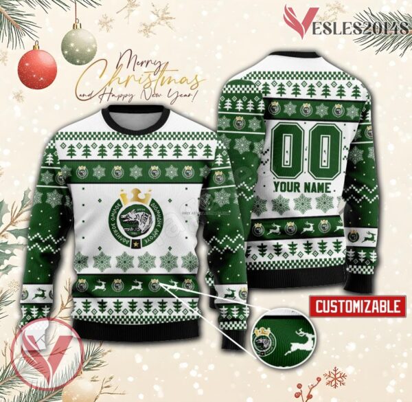 A.C. Diomidis Argous Handball Custom Ugly Christmas Sweater, Unique Gift For Fans - Vesles2014s