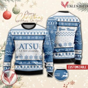 A.T. Still University Custom Ugly Christmas Sweater, Unique Gift For Fans - Vesles2014s