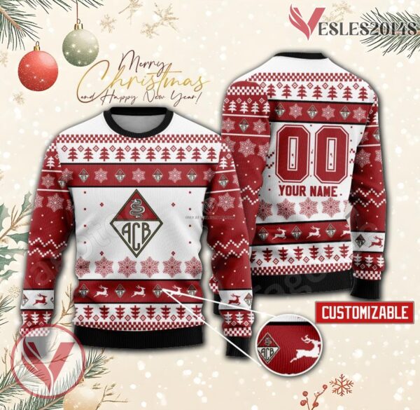 AC Bellinzona Custom Ugly Christmas Sweater, Unique Gift For Fans - Vesles2014s