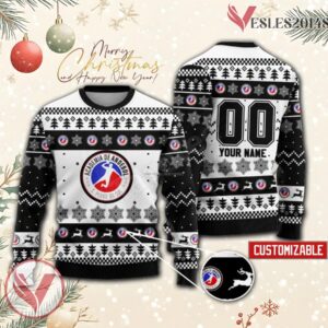 ADA de Sao Pedro do Sul Handball Custom Ugly Christmas Sweater, Unique Gift For Fans - Vesles2014s
