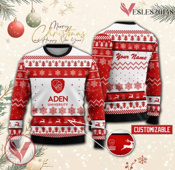 ADEN University Custom Ugly Christmas Sweater, Unique Gift For Fans - Vesles2014s