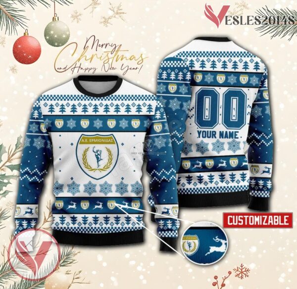 AE Ermionida Custom Ugly Christmas Sweater, Unique Gift For Fans - Vesles2014s