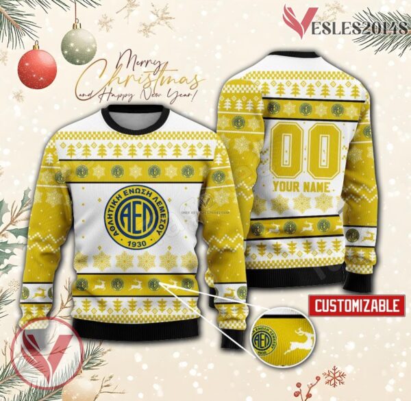 AEL Custom Ugly Christmas Sweater, Unique Gift For Fans - Vesles2014s