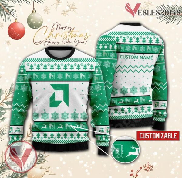 AMD Logo Personalized Ugly Christmas Sweater, Unique Gift For Fans - Vesles2014s
