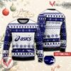ASICS Logo Personalized Ugly Christmas Sweater, Unique Gift For Fans - Vesles2014s