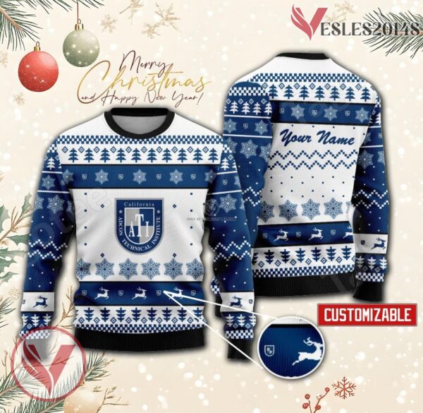 ATI College-Whittier Custom Ugly Christmas Sweater, Unique Gift For Fans - Vesles2014s