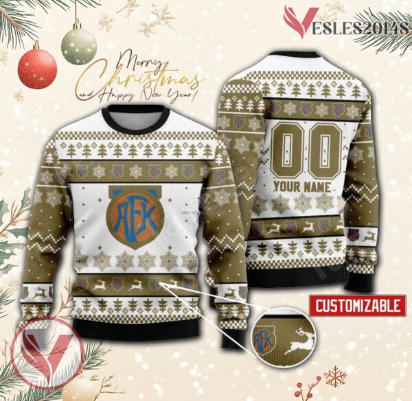 Aalesunds FK Custom Ugly Christmas Sweater, Unique Gift For Fans - Vesles2014s