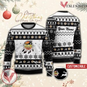 Aaniiih Nakoda College Custom Ugly Christmas Sweater, Unique Gift For Fans - Vesles2014s