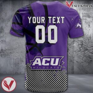Abilene Christian Wildcats Basketball Grunge Pattern Unique Personalized T Shirts - Vesles2014S 1