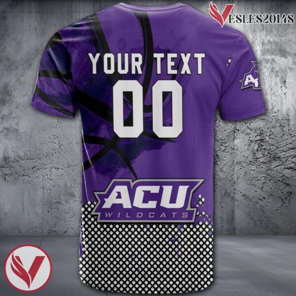 Abilene Christian Wildcats Basketball Grunge Pattern Unique Personalized T Shirts - Vesles2014S 1