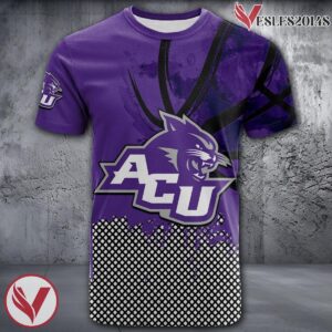 Abilene Christian Wildcats Basketball Grunge Pattern Unique Personalized T Shirts - Vesles2014S