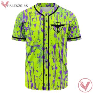 Abstract Acid Green And Purple Tiesto Custom Jersey - Vesles2014s