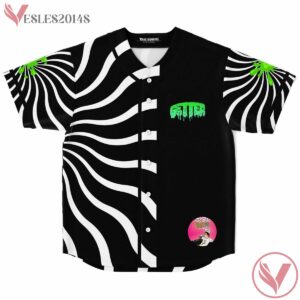 Abstract Black And White Dead Pit Marauda Lydia custom jersey V1 - Vesles2014s
