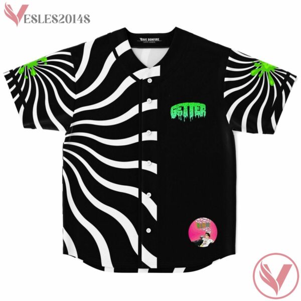 Abstract Black And White Dead Pit Marauda Lydia custom jersey V1 - Vesles2014s