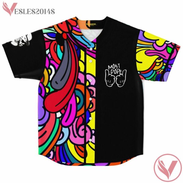 Abstract Fun Art Most Dope Split Jersey - Vesles2014s