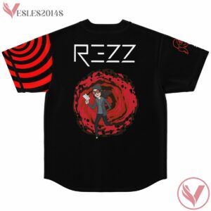 Abstract Red And Black Stripes Jason kor custom jersey V1 - Vesles2014s 1