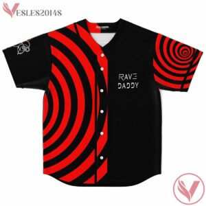 Abstract Red And Black Stripes Jason kor custom jersey V1 - Vesles2014s