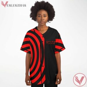 Abtract Red And Black Rezz Amanda Custom Jersey - Vesles2014s 2