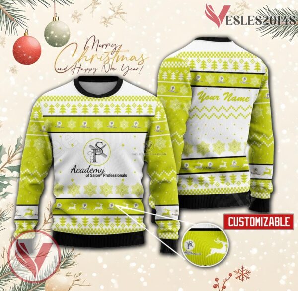 Academy for Salon Professionals Custom Ugly Christmas Sweater, Unique Gift For Fans - Vesles2014s
