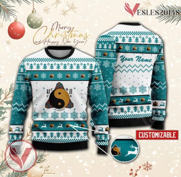 Academy of Chinese Culture and Health Sciences Custom Ugly Christmas Sweater, Unique Gift For Fans - Vesles2014s