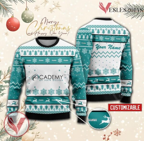 Academy of Hair Design-Springfield Custom Ugly Christmas Sweater, Unique Gift For Fans - Vesles2014s