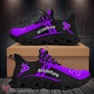 Accenture Logo Custom Shoes, Best Running Shoes For Fans - Vesles2014S