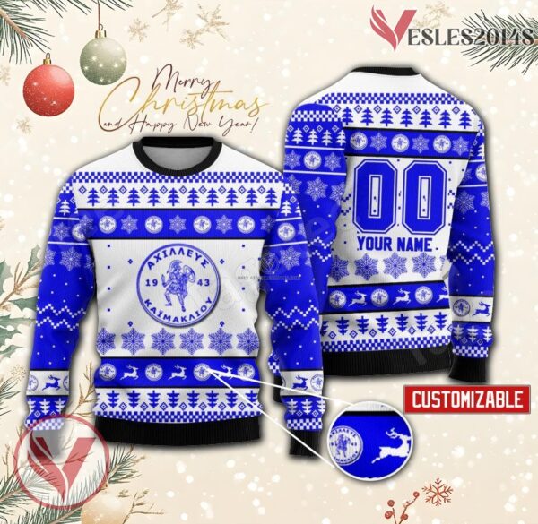 Achilleas K. Custom Ugly Christmas Sweater, Unique Gift For Fans - Vesles2014s