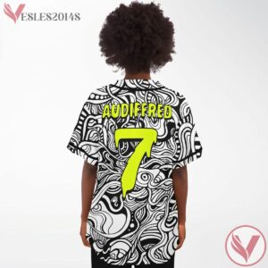 Acid Psychedelic Audiffred Jessica Custom jersey - Vesles2014s 2