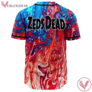 Acid Trippy Fire Psychedelic Wave Zeds Dead EDM Jersey, Gifts For Music Lovers - Vesles2014s 1