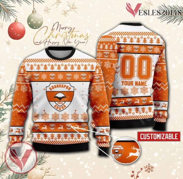 Adanaspor Custom Ugly Christmas Sweater, Unique Gift For Fans - Vesles2014s