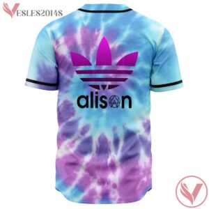 Adidas Alison Wonderland Jersey With Blue Purple Tie Dye Pattern For EDM Festival Outfits - Vesles2014s 1