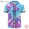 Adidas Alison Wonderland Jersey With Blue Purple Tie Dye Pattern For EDM Festival Outfits - Vesles2014s