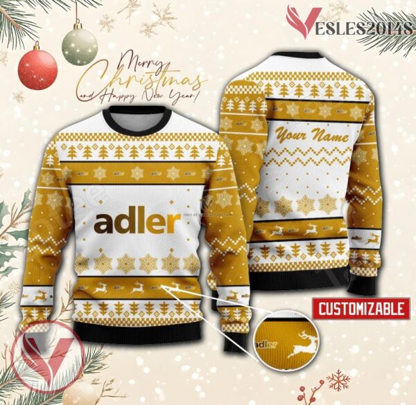 Adler Graduate School Custom Ugly Christmas Sweater, Unique Gift For Fans - Vesles2014s