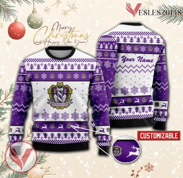 Adrian H. Wallace Barber Academy Custom Ugly Christmas Sweater, Unique Gift For Fans - Vesles2014s