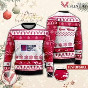Advanced Career Institute Personalized Ugly Christmas Sweater, Unique Gift For Fans - Vesles2014s