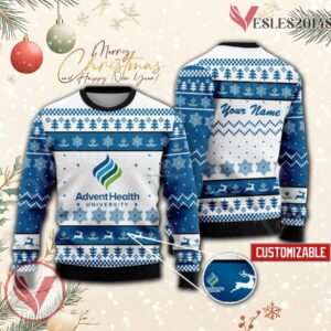 AdventHealth University Custom Ugly Christmas Sweater, Unique Gift For Fans - Vesles2014s