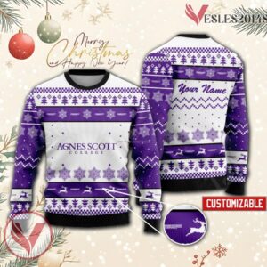 Agnes Scott College Custom Ugly Christmas Sweater, Unique Gift For Fans - Vesles2014s