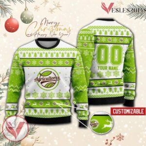 Agricultores Liga Elite Baseball Custom Ugly Christmas Sweater, Unique Gift For Fans - Vesles2014s