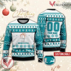 Agrigento Basketball Custom Ugly Christmas Sweater, Unique Gift For Fans - Vesles2014s