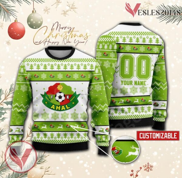Ahal FC Custom Ugly Christmas Sweater, Unique Gift For Fans - Vesles2014s