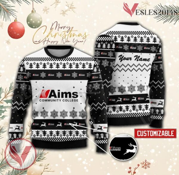 Aims Community College Custom Ugly Christmas Sweater, Unique Gift For Fans - Vesles2014s