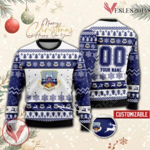 Air Force Central Custom Ugly Christmas Sweater, Unique Gift For Fans - Vesles2014s
